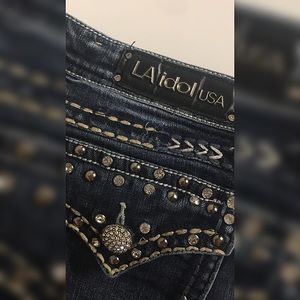 LA Idol sz 13 bedazzled jeans